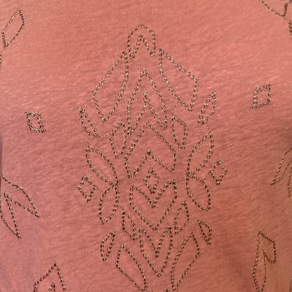DEMOCRACY Jeans Women’s Tops Plus Size 2X Cold Shoulder Tunic Style Embroidered - Picture 6 of 6